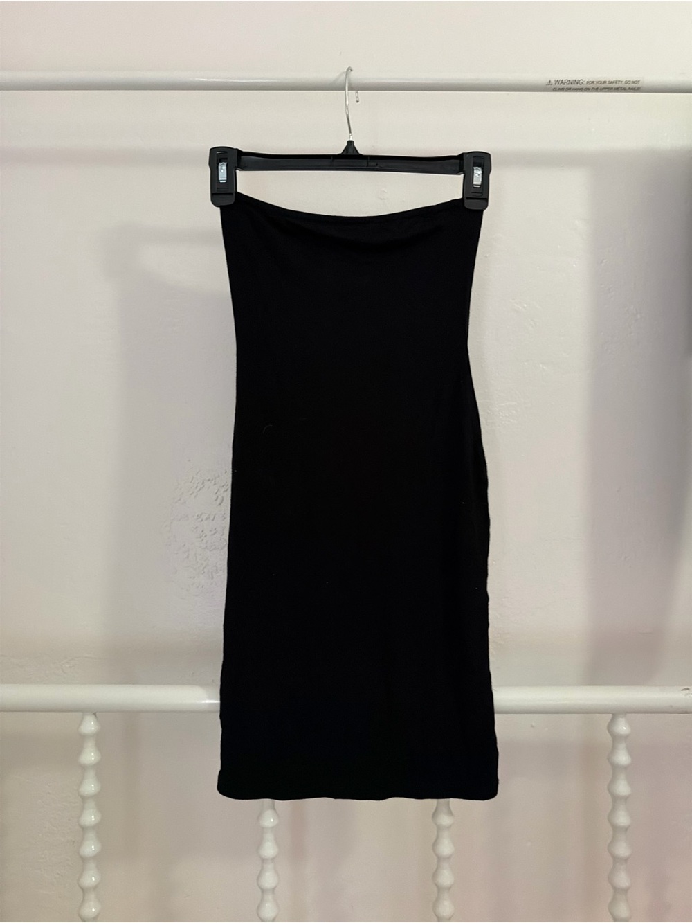 Classic Black Tube Midi dress